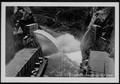 Postcard: [Postcard image "Looking Downstream, Boulder Dam"]