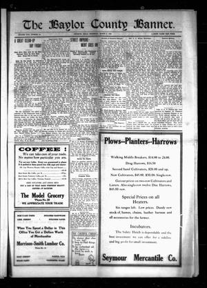 The Baylor County Banner. (Seymour, Tex.), Vol. 17, No. 24, Ed. 1 Thursday, March 9, 1922