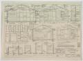 Technical Drawing: Army Mobilization Buildings: Wall Framing & Cross Sections
