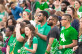 Thumbnail image of item number 1 in: '[UNT Students in the stands]'.