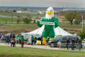 Photograph: [Inflatable Scrappy at Homecoming Tailgate]