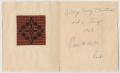 Thumbnail image of item number 2 in: '[Woven greeting card]'.