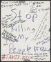 Poster: [White "Stop Killing My People" poster]