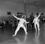 Photograph: [Women fencing in Physical Education, 8]