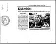 Article: ['Kid critics' Fort Worth Star-Telegram, October 9, 1989]