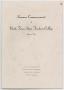 Pamphlet: [Commencement Program for North Texas State Teachers College, Summer …