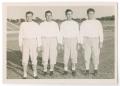 Photograph: [Group portrait of North Texas football coaches]