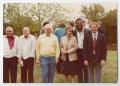 Photograph: [Group portrait of football reunion party, 1970]