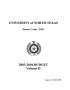 Book: University of North Texas Budget: 2003-2004, Volume 2