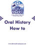Text: ["Oral History..." poster]