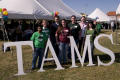 Photograph: [Group of TAMS alumni at the 2008 UNT Homecoming]