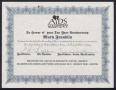 Text: [AIDS Mastery certificate for Mary Franklin]
