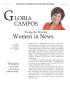 Primary view of Gloria Campos, Paving the Way for Women in News