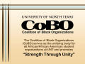 Primary view of [Coalition of Black Organizations 2006-2007 slideshow]