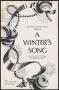 Pamphlet: [Flyer: A Winter's Song]