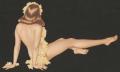 Clipping: [Brunette Pin-Up Single Cut Out Doll]
