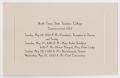 Pamphlet: [Commencement Event Program for North Texas State Teachers College, M…