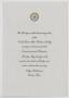 Pamphlet: [Commencement Invitation for North Texas State Teachers College, May …