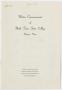 Pamphlet: [Commencement Program for North Texas State College, January 23, 1955]
