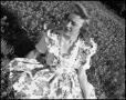 Photograph: [Avesta Favorite Edna Jo Allen Posing in a Field #2, 1944]