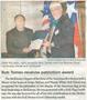Clipping: Bob Tomes receives patriotism award