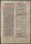 Text: [Manuscript Leaf from 15th Century, Germany]