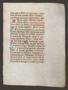 Text: [Leaf from a 15th Century Breviary, French or Italian]