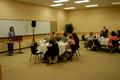 Photograph: [Kathy Dreyer speaks at SVCI training event]
