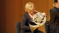 Photograph: [Heather Suchodolski performs "Music for Brass Instruments"]