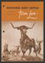Book: [Western Beef Cattle: A series of paintings by Tom Lea]