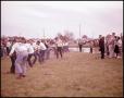 Photograph: [Male Students Engaged in a Tug-of-War]