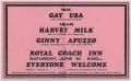 Pamphlet: [Flyer for Gay USA]