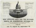 Thumbnail image of item number 1 in: '[Invitation to join the National March on Washington]'.