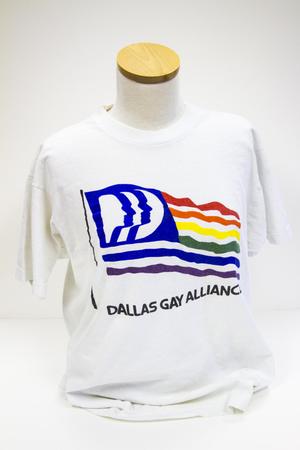 Primary view of object titled '[Dallas Gay Alliance T-Shirt]'.