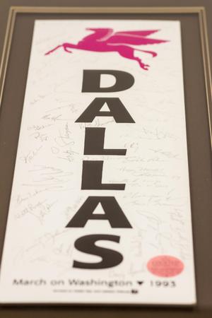 Primary view of object titled '[Dallas poster from the March On Washington]'.