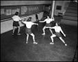 Photograph: [Female Students Fencing]