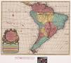 Map: L'Amerique meridionale: Dressée sur les Observations de Mrs. de l'Aca…