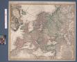 Map: Europa, secundum legitimas projectionis stereographic︠a︡e regulas et ju…