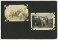 Photograph: [Album page with five photos "large groups"]