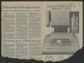 Primary view of [Newspaper clipping concerning vatican views on homosexuality]