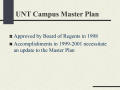 Thumbnail image of item number 2 in: 'Updated UNT Master Plan'.