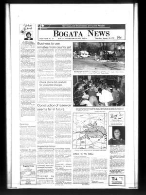 Primary view of Bogata News (Bogata, Tex.), Vol. 87, No. 37, Ed. 1 Thursday, January 22, 1998