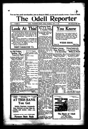 The Odell Reporter (Odell, Tex.), Vol. 4, No. 44, Ed. 1 Thursday, November 11, 1915