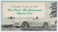 Pamphlet: Chevrolet Corvette for 1954: The First All-American Sports Car