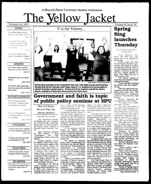 Primary view of The Yellow Jacket (Brownwood, Tex.), Vol. 91, No. 16, Ed. 1, Thursday, February 22, 2001