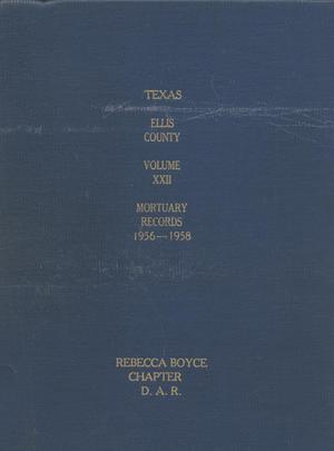 Texas Genealogical Records, Ellis County, Volume 22