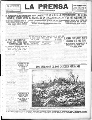 Primary view of La Prensa (San Antonio, Tex.), Vol. 3, No. 371, Ed. 1 Monday, November 15, 1915