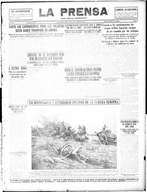 Primary view of La Prensa (San Antonio, Tex.), Vol. 3, No. 378, Ed. 1 Monday, November 22, 1915