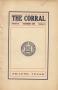 Journal/Magazine/Newsletter: The Corral, Volume 3, Number 4, December, 1909