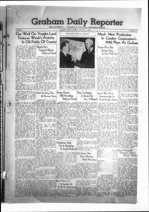 Primary view of object titled 'Graham Daily Reporter (Graham, Tex.), Vol. 6, No. 115, Ed. 1 Saturday, January 13, 1940'.